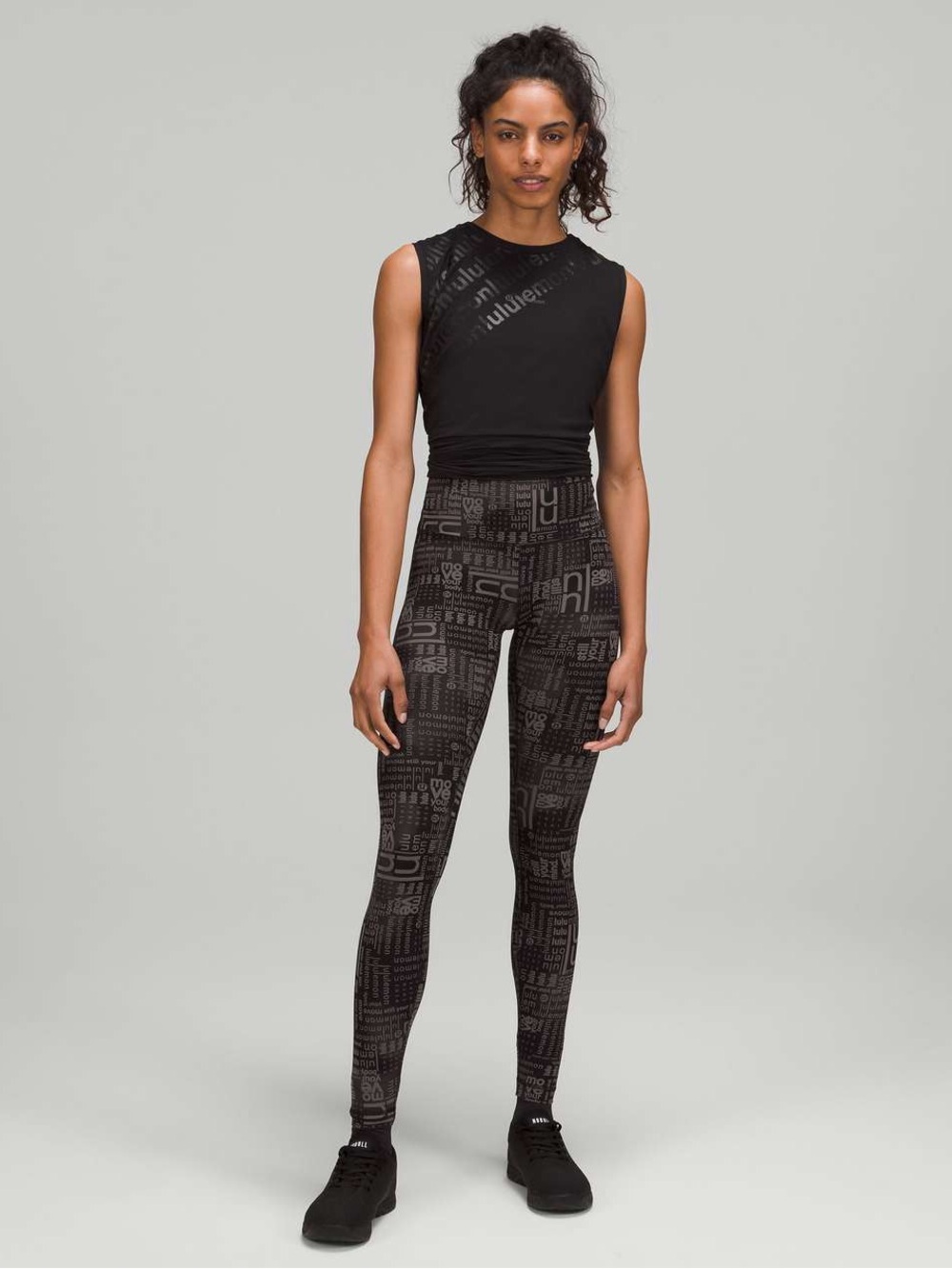 Lululemon Wunder Train HR Tight 25" Ombre Black Multi 2 NWOT - Picture 3 of 12